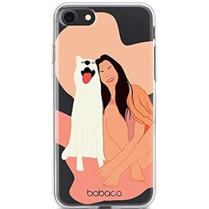 ERT GROUP beschermhoes voor iPhone 7 / 8 / SE 2 / SE 3, motief Babaco 005, precies aangepast aan de vorm van de mobiele telefoon, gedeeltelijk transparant