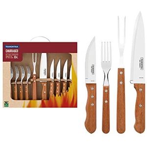 Tramontina 22399/037 houten steak en snijwerk set