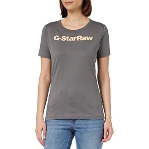 G-STAR RAW Gs Graphic Slim Top Dames, Grijs (Granite D23942-336-1468)