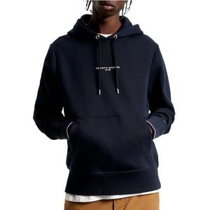 Tommy Hilfiger Tommy Logo Tipped Hoody voor heren, Desert Sky