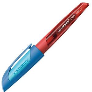 STABILO EASYbuddy jr vulpen met standaard pen M rood/blauw - blauwe inkt (afwisbaar) - enkele pen - incl. cartridge