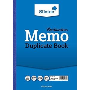 Silvine Manifold memoblad, A4, zelf-schrijvend