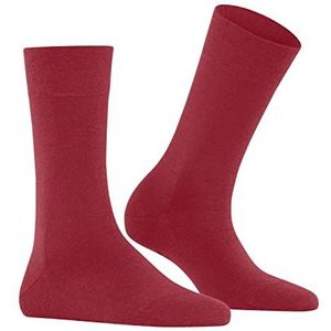 FALKE Dames Sensitive Berlijn zachte rand sokken niet comprimeren geschikt voor diabetici ademend duurzaam klimaatregulerend geurremmend wol katoen 1 paar, Rood (Scarlet 8228) nieuw -