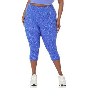 Amazon Essentials Legging capri taille haute Active Sculpt pour femme (disponible en grande taille), marbre multicolore, taille 6X