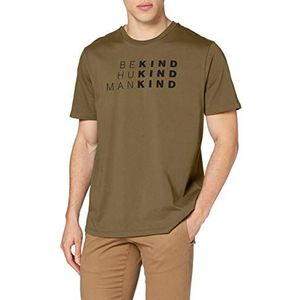 7 For All Mankind grafisch t-shirt heren, Het leger.