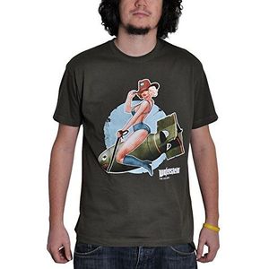 Wolfenstein Pinup T-shirt maat S [Import Duits), meerkleurig (Multicolor 001), XXX-Large (fabrieksmaat: Small), Veelkleurig (veelkleurig 001)