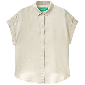 United Colors of Benetton 5bmldq03d Dameshemd (1 stuk), Lichtbeige 152