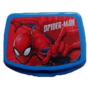 ALMACENESADAN 2005, rechthoekige Spiderman graffiti van de sandwich-ontwerper; kunststofproduct; BPA; afmetingen 18 x 14 x 7 cm