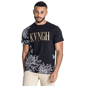 Gianni Kavanagh Black Light Breeze T-shirt voor heren, zwart.