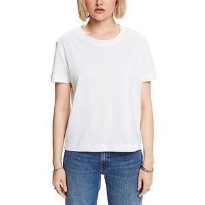 ESPRIT 993ee1k308 T-shirt dames, 100 / wit