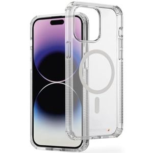 Hama Beschermhoes voor iPhone 14 Pro Max Extreme Protect [Anti-vergeling] [D3O® hoes] [Robuuste hoes] [MagSafe-compatibel] - transparant