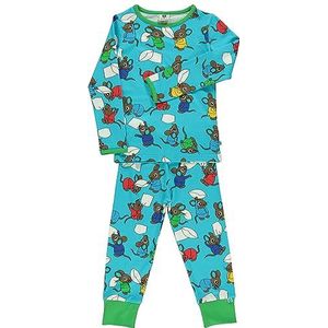 Småfolk Nightwear Mouse pyjama voor jongens, Blauwe atol