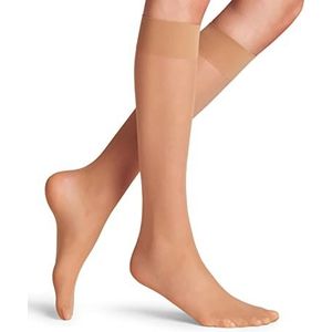 Falke Hoge sokken, transparant, voor dames, beige (poeder 4069), 39-42 EU, Beige (poeder 4069)
