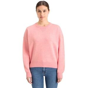 Scotch & Soda Casual trui van compact gebreid sweatshirt voor dames, Clay Pink Melange 7408