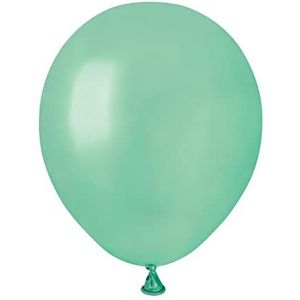 Parel ballonnen, 100 stuks, in natuurlatex, premium kwaliteit, A50 (diameter 13 cm/5 inch), aquamarijn groen parel