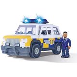 SIMBA 109251096038 Brandweerman Jeep Politie Sam met figuur 109251096038