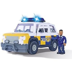 SIMBA 109251096038 Brandweerman Jeep Politie Sam met figuur 109251096038