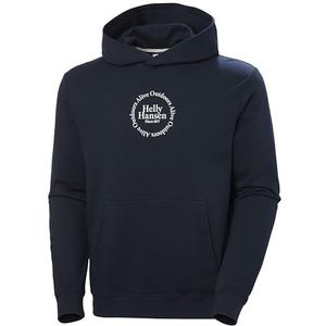 Helly Hansen Heren Core Graphic Hoodie - Marineblauw, M