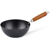 Ken Hom Classic Wok Ø 20 cm. in Koolstofstaal met Antiaanbaklaag en Houten Greep