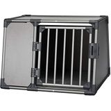 Trixie 39338 Transportbox voor Honden, Aluminium, 92 x 64 x 78 Cm, Grafietgrijs