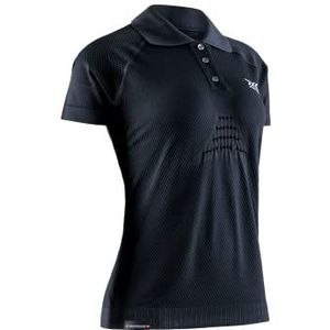 X-Bionic Invent 4.0 Travel Polo Shirt Short Sleeves Women Women's, Black/Anthracite, L