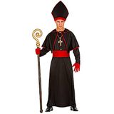 Widmann - Bischof-kostuum, jurk met schoudercape, riem, bischohut, pasta, paar, carnaval, themafeest