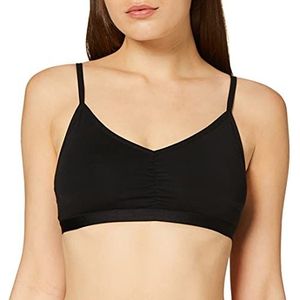 Peopletree Soft Bra Top BH zonder beugel, zwart (Black BK), Large (maat fabrikant: 14) dames, zwart.