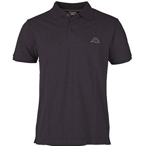 Kappa Peleot Poloshirt, Mannen, Polo Peleot Shirt, Zwart, 3XL