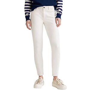 Desigual Basic jeans voor dames van denim, Wit.