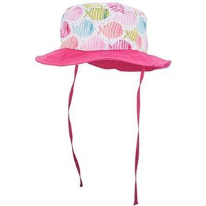 maximo meisjes hoed, meerkleurig (groene en roze vis) 35.