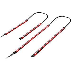 SPIRIT OF GAMER Rode LightFLow LED Bars Kit: Magnetische staven voor eenvoudige installatie