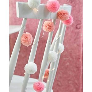 Talking Tables 2m LED Pom Roze Fairy String Lights-Pretty Birthday Party Decoraties voor Meisjes Slaapkamer of Baby Douche, PINKLIGHTS