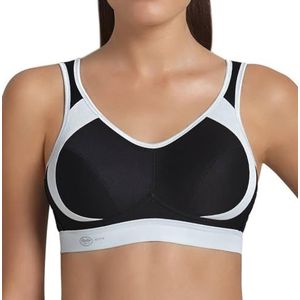 Anita Active Women's Extreme Control Black Non-Wired Sports Bra, Zwart