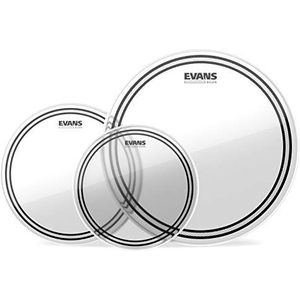 Evans ETP-EC2SCLR-F Fusion EC2 Tomsvel Pack van 25,4 cm (10 inch), transparant