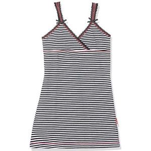 Claesen´s meisjes jurk sportondergoed, meerkleurig (marineblauw/witte strepen 002)