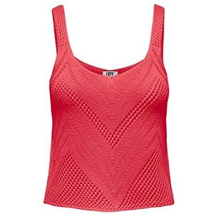 Only Jdysun Débardeur Knt Noos Femme, corail, XL