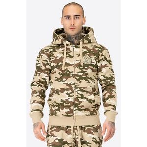 Benlee Veste à capuche pour homme avec fermeture éclair Coupe normale FRASEN, Camo Desert, M