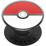 PopSockets: PopGrip - SupPopSockets: PopGrip - Intrekbare handgreep en standaard voor smartphones en tablets met afneembare PopTop - Pokémon - Poké Ball Enamel