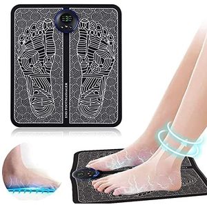 Kireina Elektronische voetmassagemat, draagbare intelligente massagemachine voor voetkussen om pijn te verlichten en vermoeidheid te verminderen (laadtype)