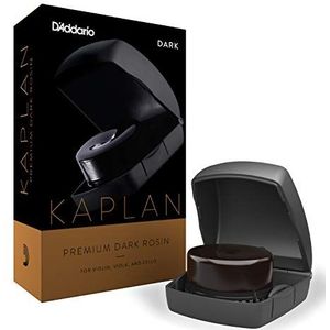 D'Addario Bowed Premium Kaplan Colofonium met etui van D'Addario, donker