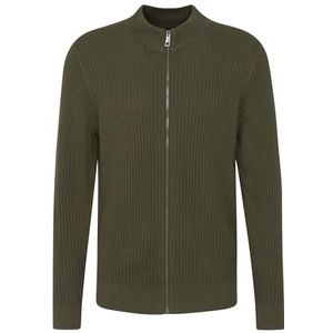 bugatti Veste en tricot pour homme, vert, S