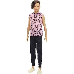 Barbie Ken Fashionistas pop in roze hoodie met Blitzen