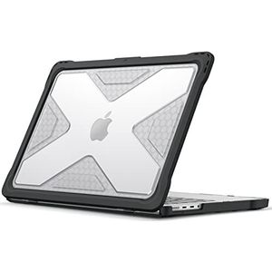 Fintie Hoes compatibel met MacBook Pro 14 inch (versie 2023-2021) A2992 A2918 A2779 A2442 M3 M2 M1 Pro/Max, hybride beschermhoes TPU transparant
