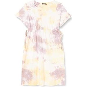 SUPERMOM Tie Dye P915 40 Damesjurk met korte mouwen, wit, Tarwe nieuw - P915