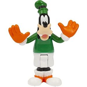 Mickey Mouse – mini-figuur Goofy voetballer 8 cm, beweegbaar met 4 gewrichtspunten, verzamel ze allemaal voor kinderen vanaf 3 jaar, MCC07400, Giochi Preziosi