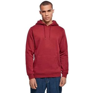 Build Your Brand Heavy Hoody herentrui met capuchon, bordeaux, S, Bordeaux