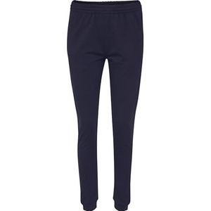 hummel Hmlgo Cotton Pants Woman - broek - katoen voor dames van het merk HMLGO - dames, Marinier