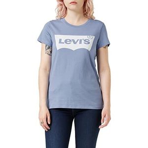 Levi's The Perfect T-shirt voor dames, Blauw 1746