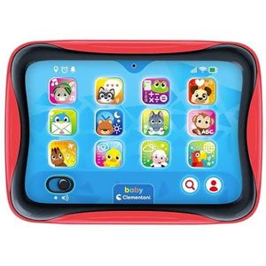 Clementoni Baby Baby Tablet, interactief spel met lichten en geluiden, kinderen van 12-36 maanden, leert cijfers, letters, dieren en kleuren, stimuleert imitatiespel, Italiaanse taal, 17496