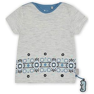 Sigikid Meisjes T-shirt Mini Bio Katoen Kinderen Grijs Motief 98, grijs/motief
